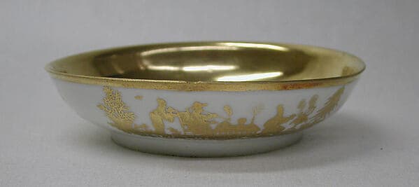 Saucer, by Meissen Manufactory