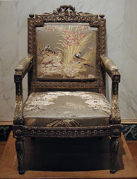 Armchair (one of a pair), by Claude Chevigny