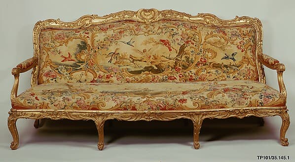 Settee (canapé) (part of a set), by Nicolas-Quinibert Foliot