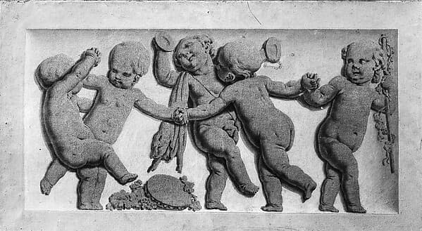 Dancing children (one of a pair), by Donatello