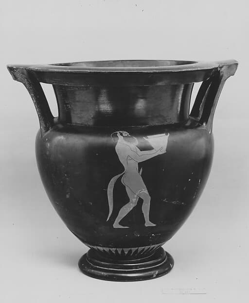 Terracotta column-krater (bowl for mixing wine and water), by Pan Painter