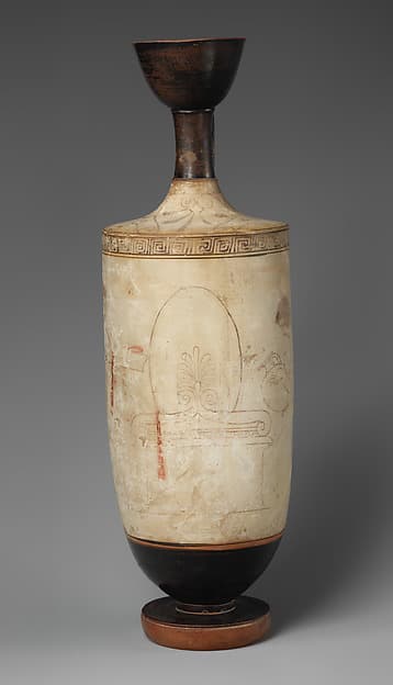 Terracotta lekythos (oil flask), by Painter of Munich 2335
