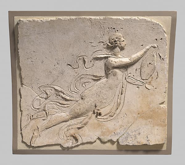 Stucco relief panel