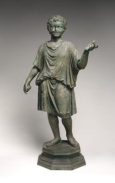 Bronze statue of a camillus (acolyte)