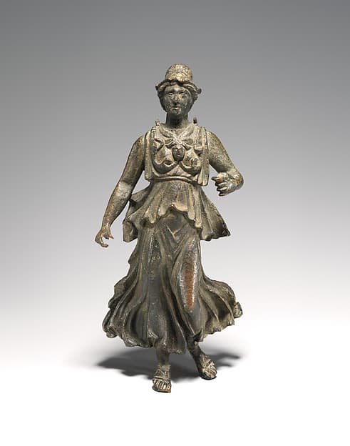 Bronze statuette of Minerva