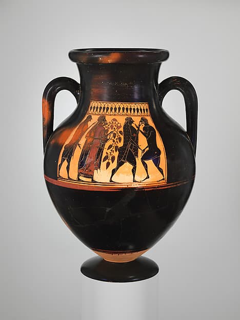 Terracotta amphora (jar), by Affecter
