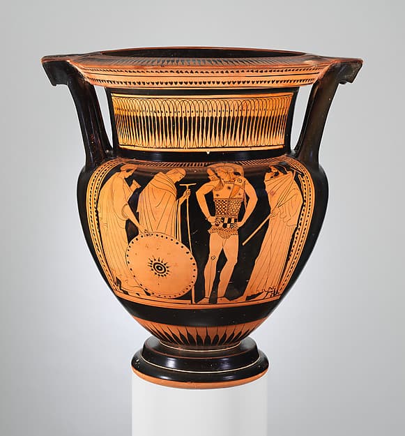 Terracotta column-krater (bowl for mixing wine and water), by Mannerist Group