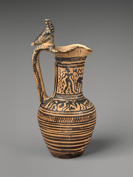 Terracotta oinochoe (jug)