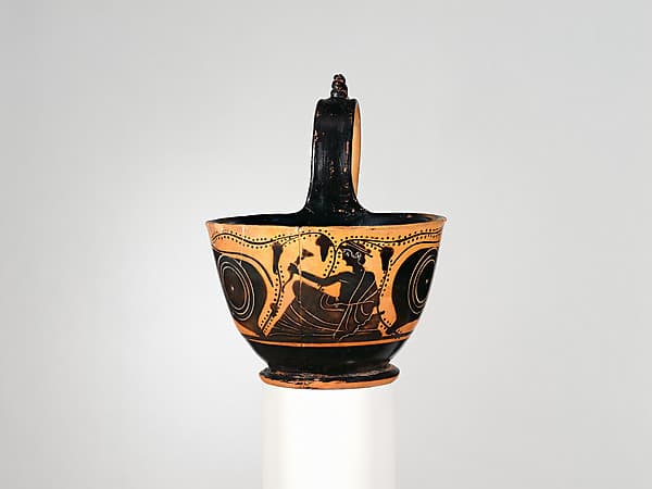 Terracotta kyathos (cup-shaped ladle), by Group of Vatican G.57