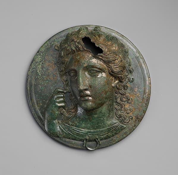 Bronze box mirror