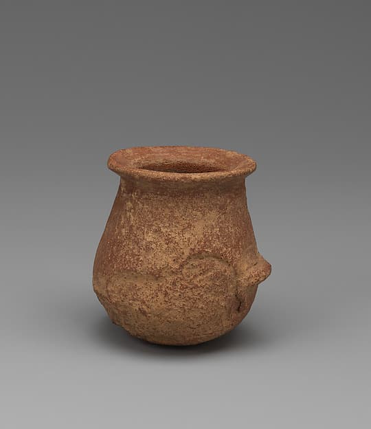 Fragment of a terracotta offering vessel