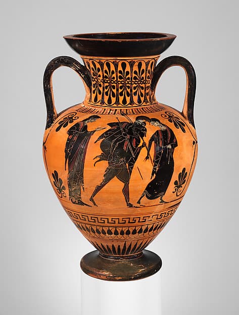 Terracotta neck-amphora (jar)