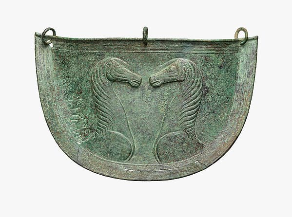Bronze mitra (belly guard)