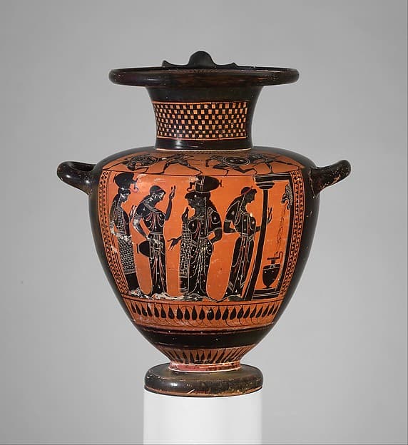 Terracotta hydria (water jar), by Class of Hamburg 1917.477