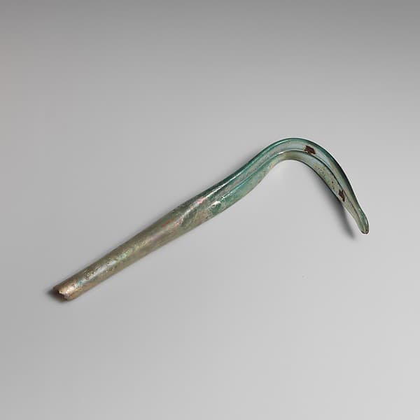 Glass strigil (scraper)