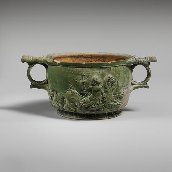 Terracotta scyphus (drinking cup)