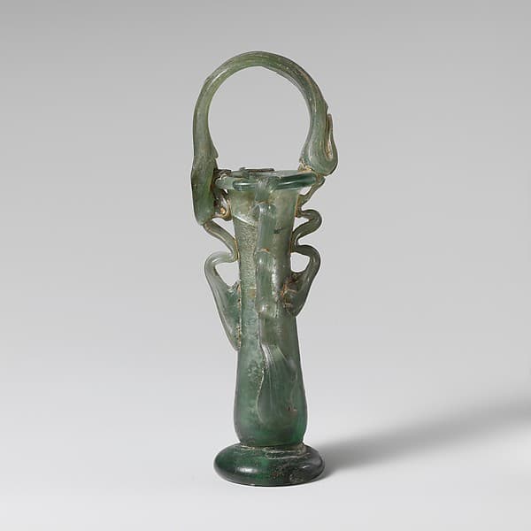 Glass cosmetic flask (kohl tube)