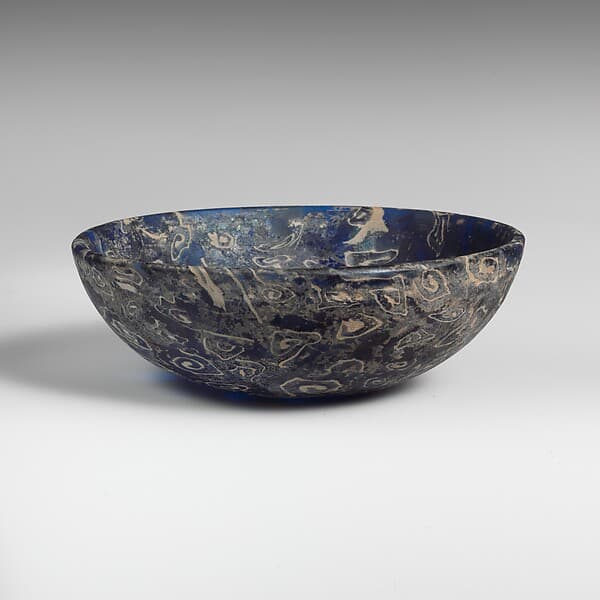 Glass mosaic bowl
