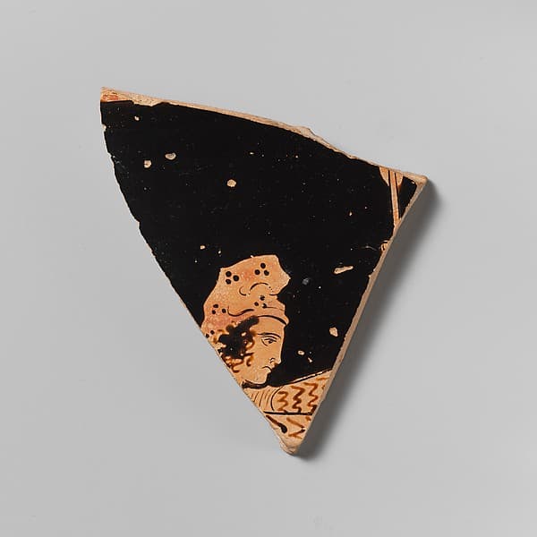 Fragment of a terracotta bell-krater (mixing bowl)