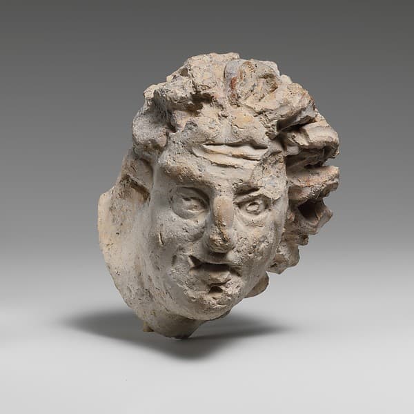 Terracotta head of a man