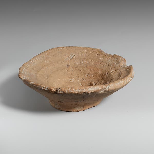 Terracotta shallow bowl