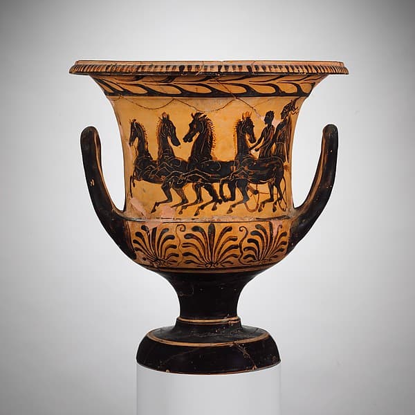Terracotta calyx-krater (bowl for mixing wine and water)