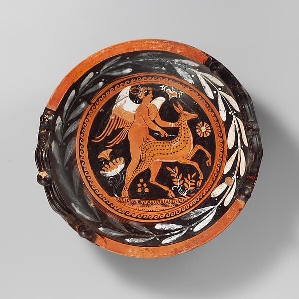 Terracotta lekanis (dish), by Group of Bologna 585/Trieste S 403