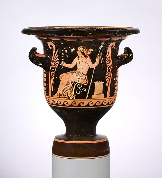 Terracotta bell-krater (mixing bowl), by Python