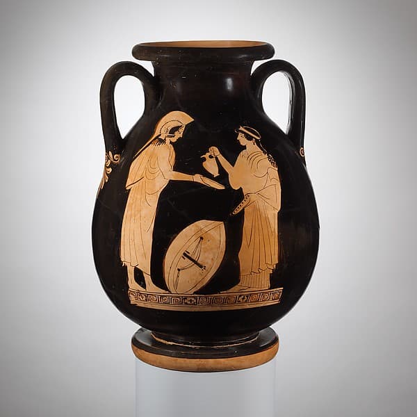 Terracotta pelike (jar), by Altamura Painter