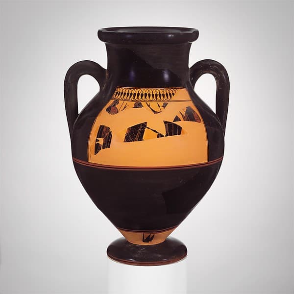 Terracotta amphora (jar), by Affecter