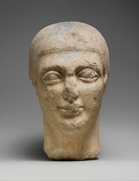 Marble head of a youth