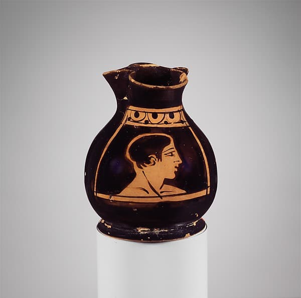 Terracotta oinochoe: chous (jug)