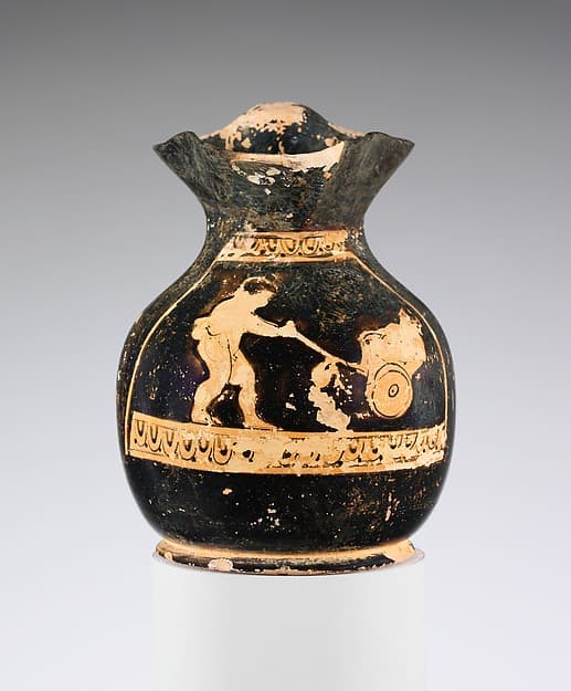 Terracotta oinochoe: chous (jug)