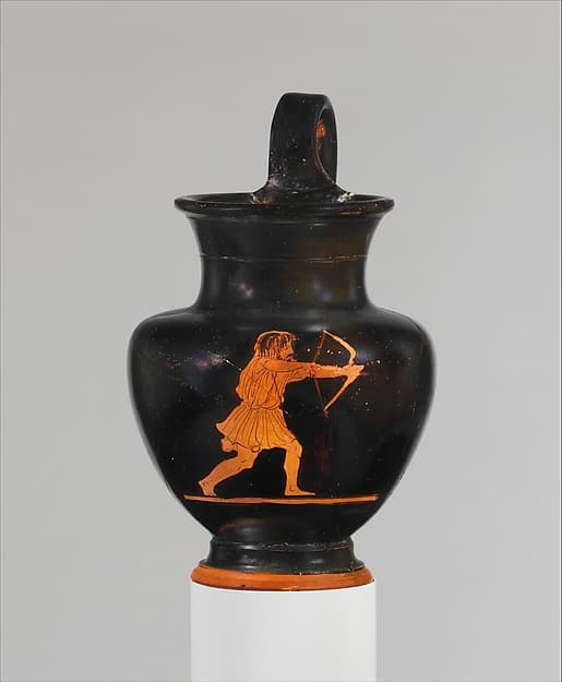Terracotta oinochoe (jug), by Disney Painter