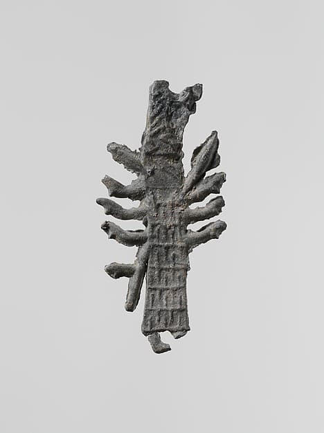 Lead figure of a goddess with a spear and aegis, probably Athena