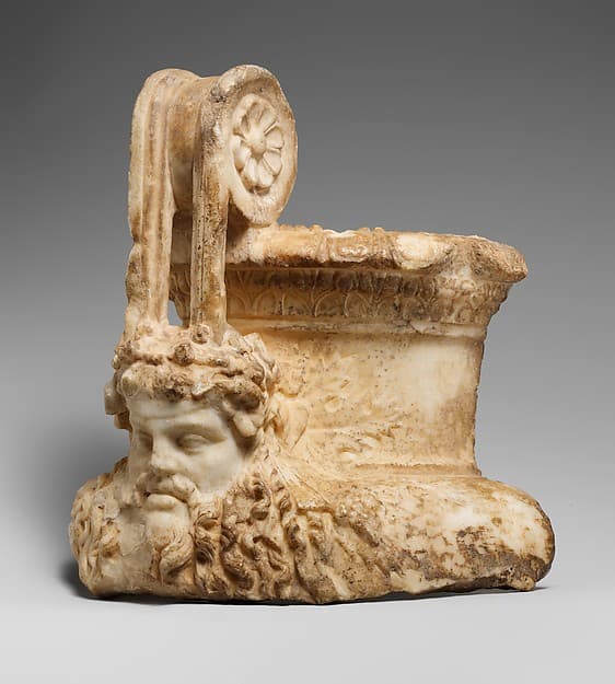 Marble fragment of a volute krater