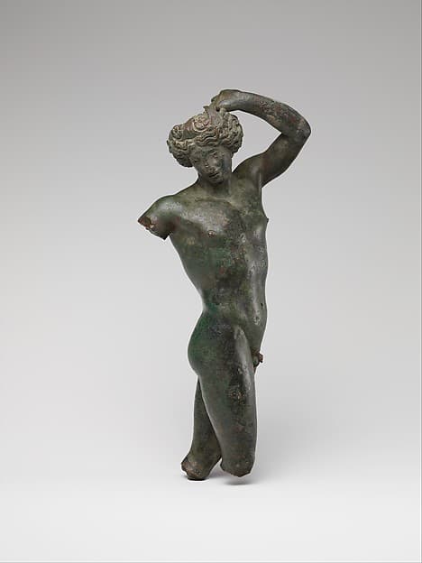 Bronze statuette of a youth dancing