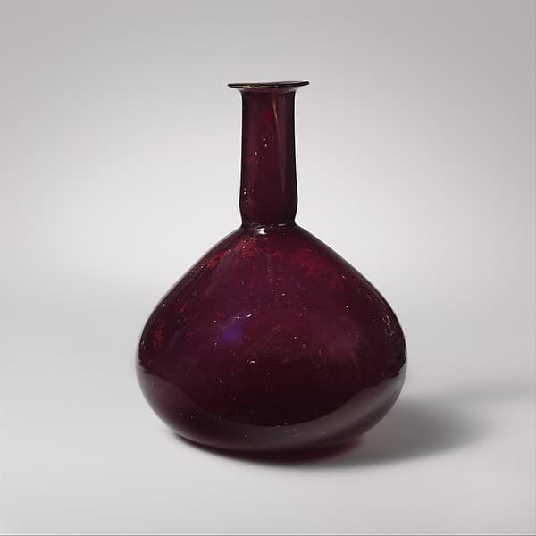 Glass perfume bottle