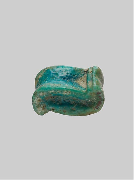 Faience astragalos (knucklebone)