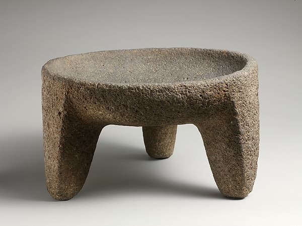 Basalt mortar