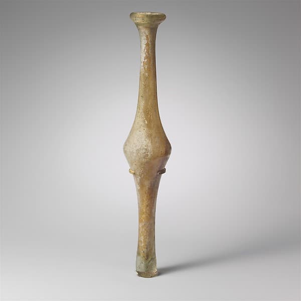 Glass fusiform bottle