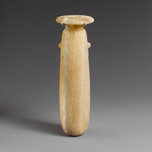Alabaster alabastron (perfume vase)