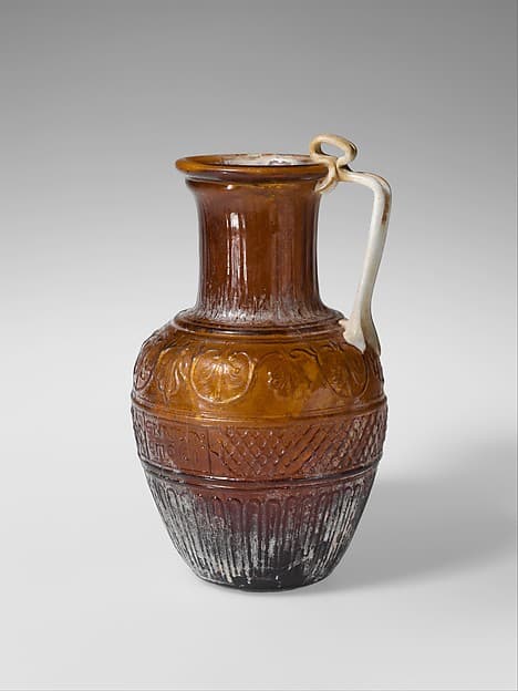 Glass jug, by Ennion