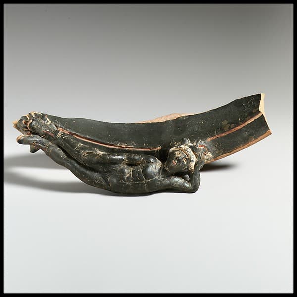 Rim fragment of a large terracotta vessel