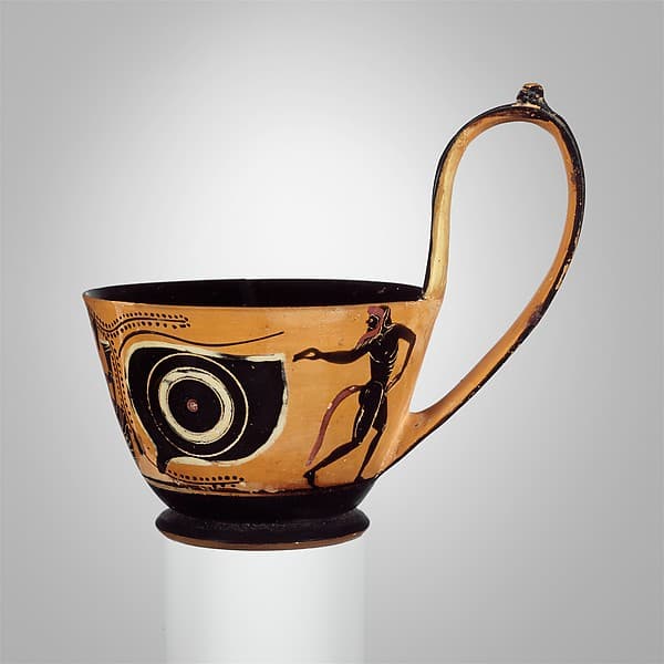 Terracotta kyathos (cup-shaped ladle), by Group of Vatican G.57