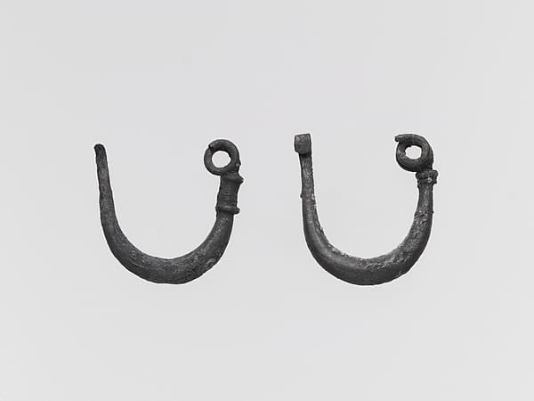 Silver fibula (safety pin)