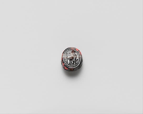 Agate scarab