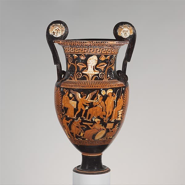 Terracotta volute-krater (mixing bowl), by Baltimore Painter
