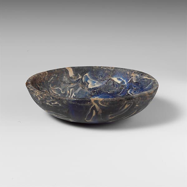 Glass mosaic bowl