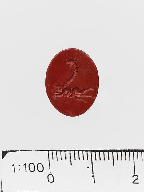Red jasper ring stone